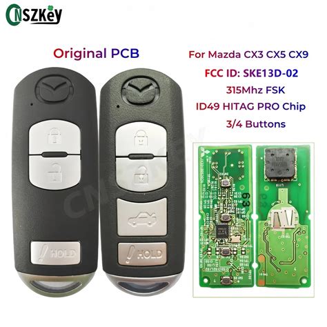 CNSZKEY Llave Remota Inteligente FCC ID SKE13D 02 OEM PCB FOB 315Mhz