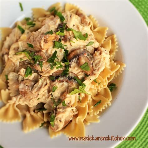 Slow Cooker Chicken Stroganoff Inside Karen S Kitchen