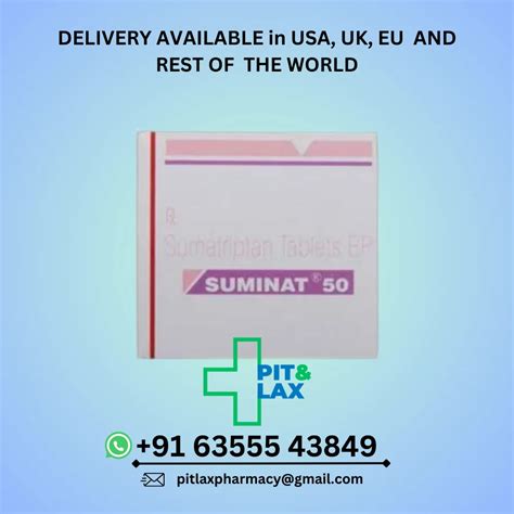 Sumatriptan 50 Mg Tablets At Rs 53stripe Imitrex Tablet In Surat Id 2853514378133