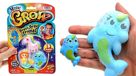 mermaid toys  grow  water white popcorn amazing magic capsule