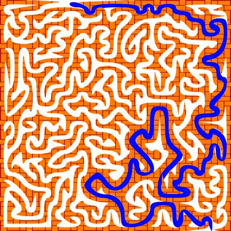 Brick Wall Maze Solution Openclipart