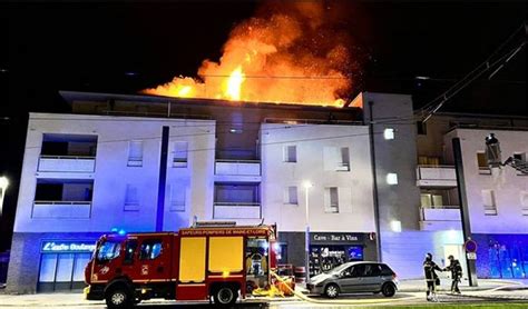 Maine et Loire Incendie dans un immeuble près d Angers 41 personnes