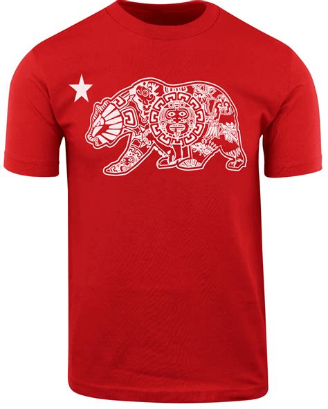 Shirtbanc Aztec Bear California Republic Mens Shirts