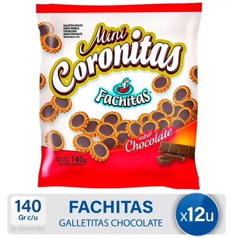 Galletitas Sabor Chocolate Fachitas Coronitas Pack X12 MercadoLibre