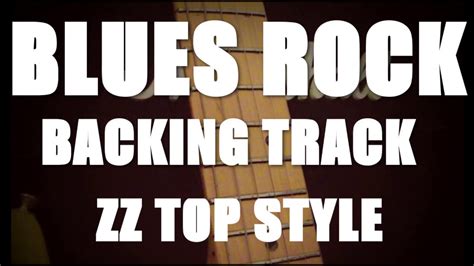 Blues Rock Backing Track ZZ Top Style In A YouTube