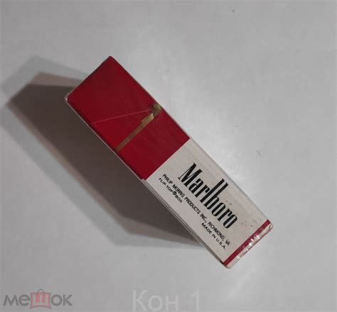 Упаковка пачка от сигарет Marlboro Мальборо 90х США в коллекцию ...