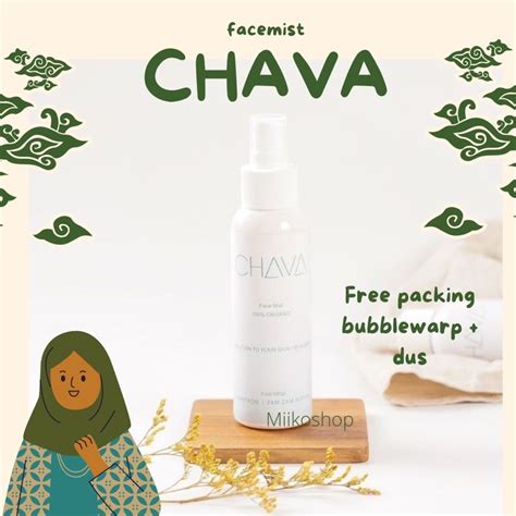 Jual READY ORI CHAVA Face Mist Organic 100ml Saffron Air Zam Zam