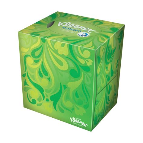 Kleenex Balsam Facial Tissues Cube Sheets Pack