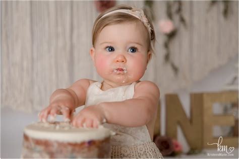 Boho St Birthday Cake Smash Session With Flowers Tepee And Macrame