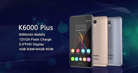 OUKITEL K6000 Plus un smartphone con una gran batería