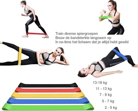 Weerstandsbanden X Sport Elastiek Banden Resistance Bands Thuis