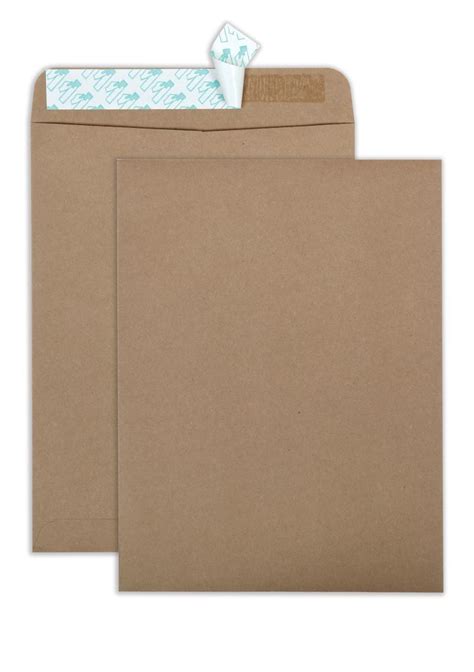 Quality Park X Recycled Brown Kraft Catalog Envelopes Redi