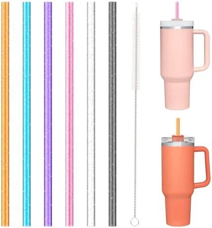 Amazon.com: 8PCS Color Replacement Straws for Stanley Owala Simple Modern, Alwenid Reusable ...