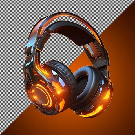 Premium PSD Png Psd Beautiful Gaming Headphones Isolated On A