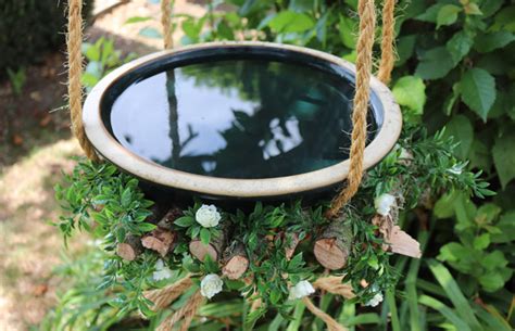 Diy Make Your Own Hanging Bird Bath