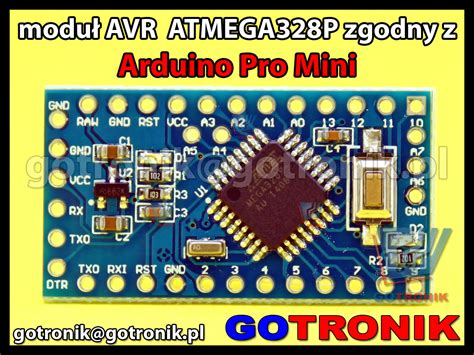 Modu Atmega P Zgodny Z Arduino Pro Mini