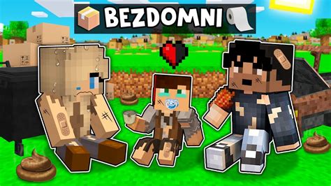 RODZINA BEZDOMNYCH ADOPTUJE MNIE W MINECRAFT GPLAY LUMI YouTube