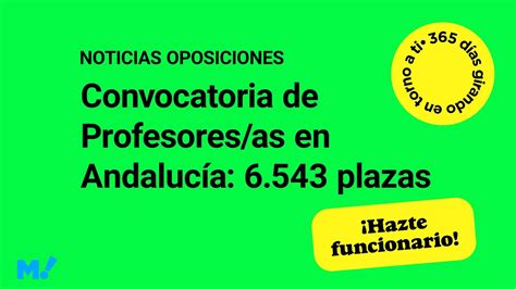 Convocatoria De Profesores En Andaluc A Plazas Mundopositor