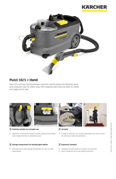 Karcher Spray Extraction Cleaner Puzzi Hand For Home Car Wet