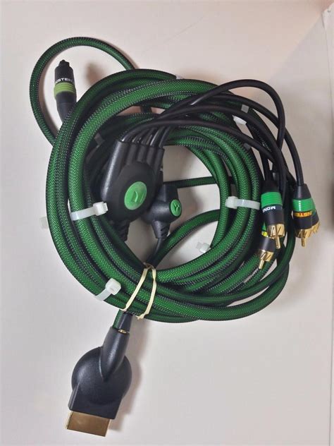 Monster Cable Gamelink 400x Original Xbox Component Ypbpr Hd Video Av