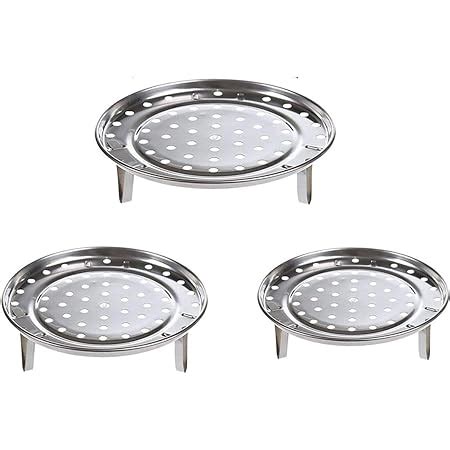 YUEMING 3Pcs Steaming Steamer Rack Steam Holder Stainless Steel