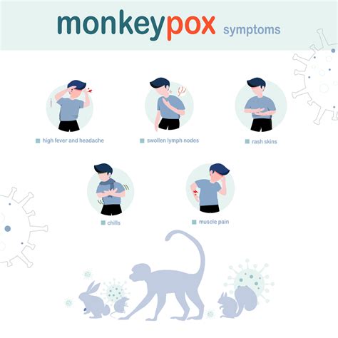 monkeypox symptoms vector illustration 11060067 Vector Art at Vecteezy