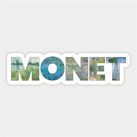 Claude Monet By Melsplace Monet Sticker Art Monet Art