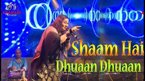 Shaam Hai Dhuaan Dhuaan Diljale Songs Live Singing Poornima