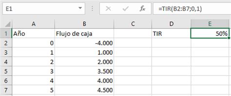 Como Calcular Tir En Excel Infoupdate Org