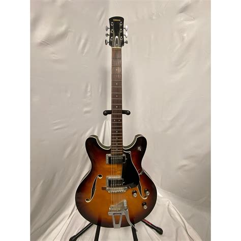 Vintage Yamaha 1970s Sa 30 Hollow Body Electric Guitar Sunburst