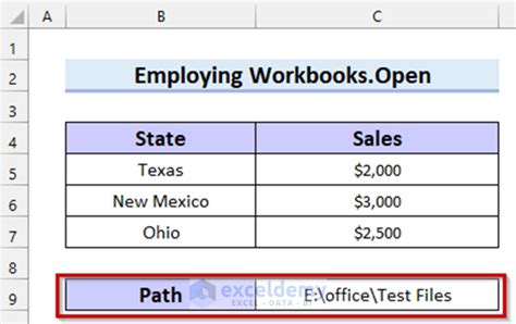 How To Open Folder And Select File Using Excel Vba 4 Examples