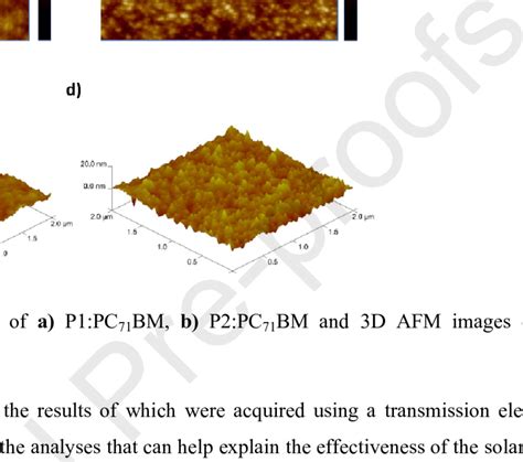 A And 7b Illustrate Active Layers Of Devices Of P1 And P2 Polymers