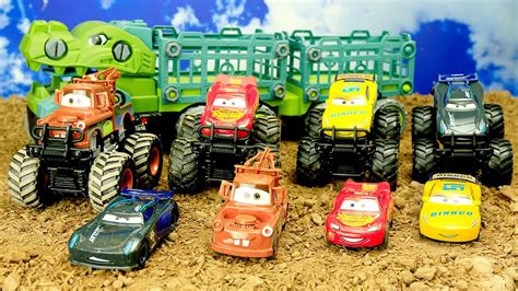 Disney Pixar Cars Lightning Mcqueenmaterchick Hicksmonster Truck