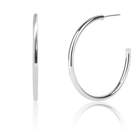 Boucles D Oreilles Tube Hoops Silver Aleyol Ocarat