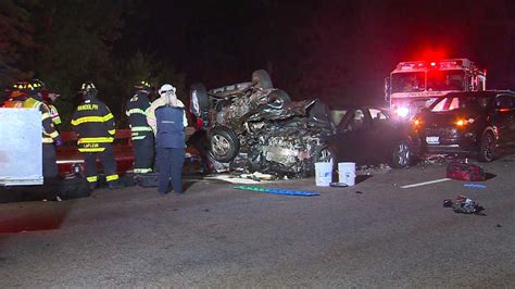 Person Killed In 4 Car Crash Involving Wrong Way Driver On I 93