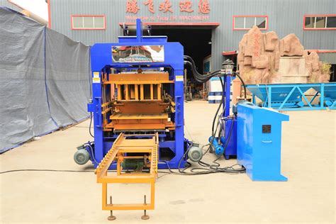 China Tengfei Qt6 15 Full Automatic Cement Brick Making Machine Block