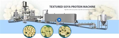 Textured Soya Protein Processing Line Textured Soybean Protein Plant