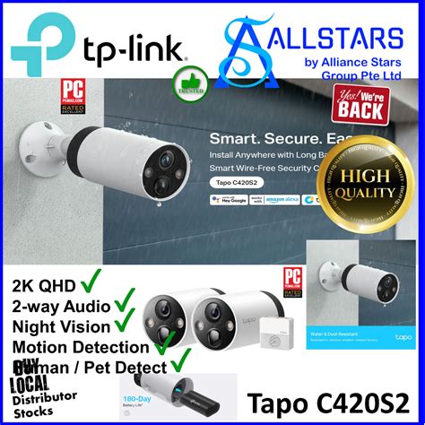 ALLSTARS We Are Back IPCAM Promo TP Link TPLink Tapo C420S2