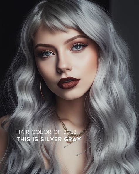 Pastel Silver Gray Hair Dye 100 Ml - Etsy