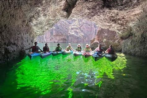 Small Group Colorado River Emerald Cave Guided Kayak Tour In Las Vegas