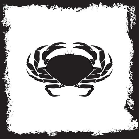 Crab Silhouette illustration, Crab Silhouette, Crab Silhouette art on white background 47551828 ...