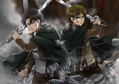 Levi X Eren Attaque Des Titans Titans Livai