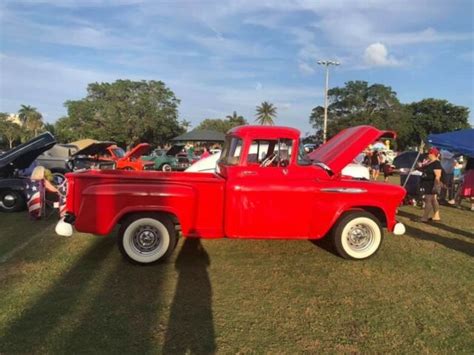 1956 Chevrolet Pick Up Truck 3100 Stepside 3 Speed 6 Cylinder For Sale