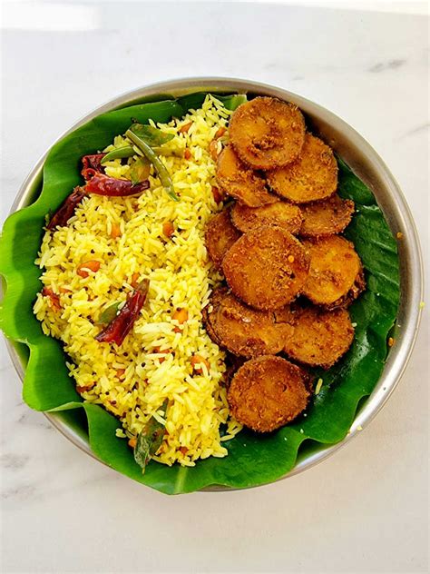 Vazhakkai Varuval Roast Raw Banana Fry Side Dish For Rice Prema S