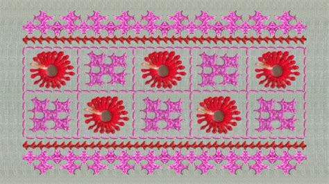 Hand Embroidery Gujrati Border Design Kutch Work Border Design