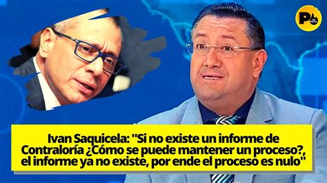 Ivan Saquicela Presidente Del CNJ En El Caso Singue El Informe De