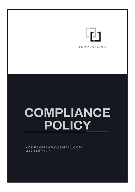 Free Compliance Templates And Examples Edit Online And Download