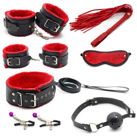 Pcs Set Restraint Bondage Leather Sex Game Sex Toy Slave Game Sexy