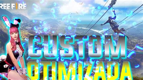 NOVA CUSTOM ATUALIZADA FREE FIRE RODANDO LISO A 120FPS E A SENSI ALTA