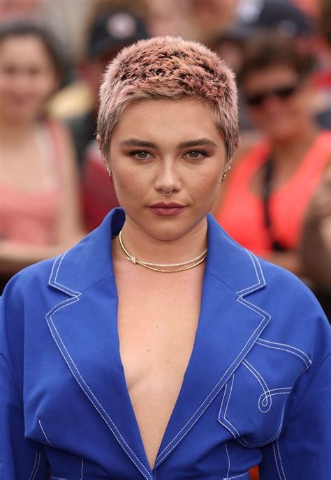 Florence Pugh And Emily Blunt At The Oppenheimer Photocall In London